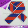 Preppy style polyester material fabric cutting machine woven labels china wholesale
